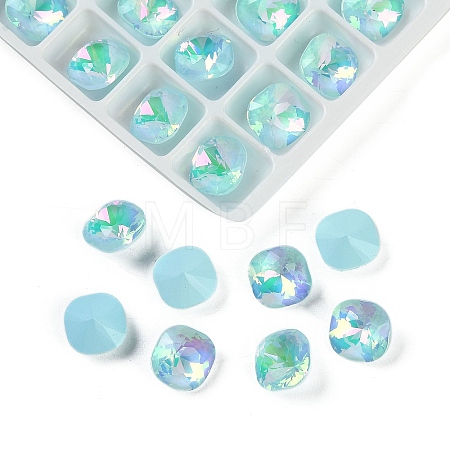 Pointed Back Glass Rhinestone Cabochons GGLA-S003-03E-1