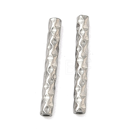 304 Stainless Steel Tube Beads STAS-Z192-07P-05-1