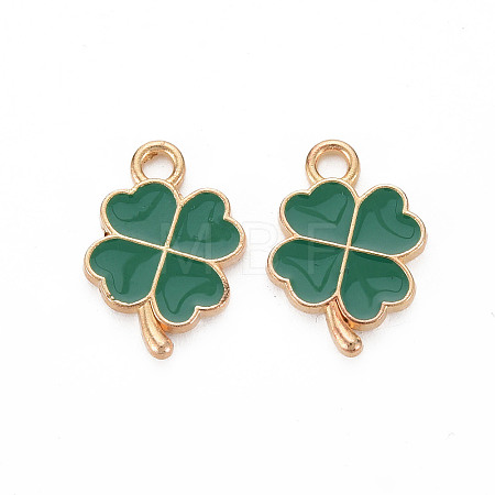 Alloy Enamel Pendants X-ENAM-S121-050F-1
