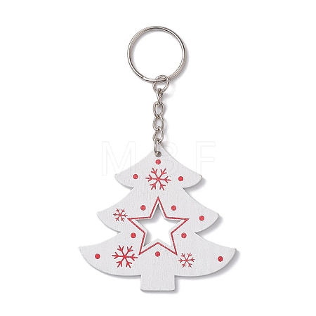 Christmas Wood Kechain KEYC-JKC00878-02-1