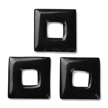 Natural Obsidian Big Pendants G-Z097-03-1