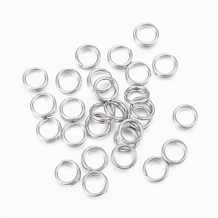 Non-Tarnish 304 Stainless Steel Split Rings X-STAS-H413-04P-A-1