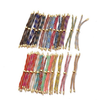 Nylon Cord Silder Bracelets MAK-C003-03G-1