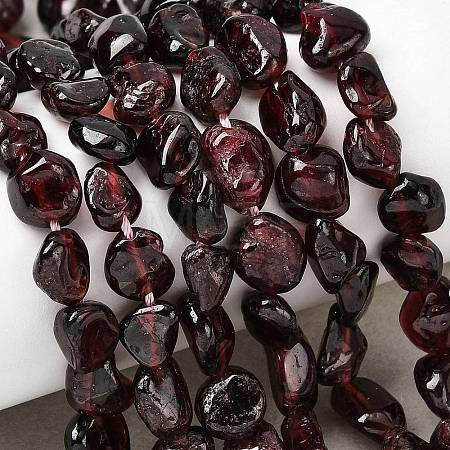 Natural Garnet Beads Strands G-P601-A10-02-1