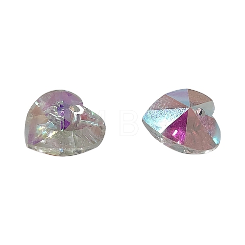 Romantic Valentines Ideas Glass Charms G030V14mm-48-1