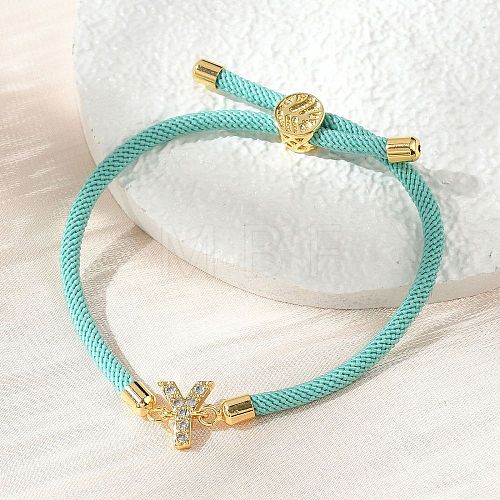 Adjustable Nylon Cord Bracelets BJEW-C096-01G-25-1