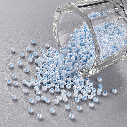 11/0 Grade A Round Glass Seed Beads SEED-N001-B-0486-1