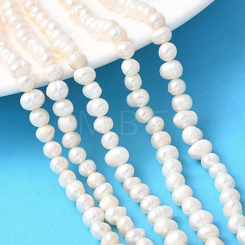 Natural Cultured Freshwater Pearl Beads Strands PEAR-I007-07O-07A-1