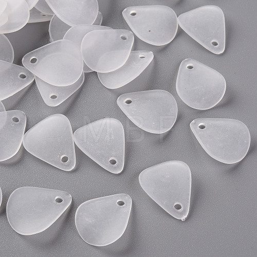 Transparent Frosted Acrylic Pendants MACR-S371-09A-701-1