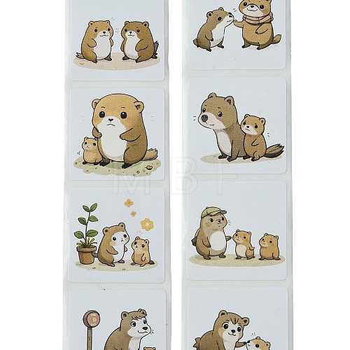 8 Styles Self-Adhesive Paper Cartoon Reward Stickers DIY-R083-02A-1