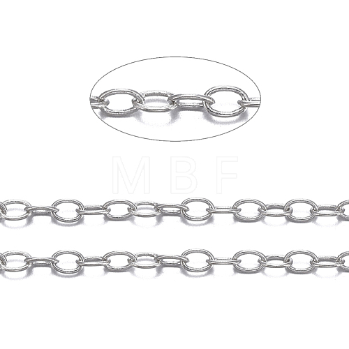 Brass Cable Chains CHC-034Y-P-NF-1