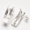 Non-Tarnish 304 Stainless Steel Stud Earring Findings STAS-S079-53B-1