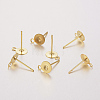 304 Stainless Steel Stud Earring Findings STAS-F162-44G-1