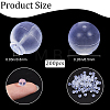 Clear Silicone Full-covered Ear Nuts FIND-SP0001-18F-2