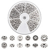 150Pcs 6 Style Tibetan Style Alloy Beads FIND-PH0009-75-1