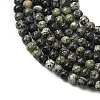 Natural Serpentine/Green Lace Stone Beads Strands G-Z116-A16-2mm-4
