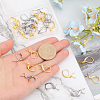 30Pcs 2 Colors 304 Stainless Steel Leverback Earring Findings STAS-CA0001-88-3