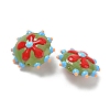 Baking Paint Glass Enamel Beads LAMP-S080-03E-3