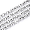 304 Stainless Steel Dapped Cable Chains CHS-N001-04P-1
