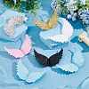 24Pcs 6 Colors Plastic Angel Wings Ornament DIY-AR0002-99A-4