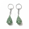 Natural & Synthetic Gemstone Keychain G-G997-D-3