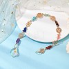 Chakra Natural & Synthetic Gemstone Chip Hanging Suncatchers HJEW-JM02361-2