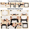 DIY Box Making Kits DIY-BC0005-07-3