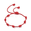 3Pcs 3 Size Nylon Braided Knot Cord Bracelet BJEW-JB08369-6