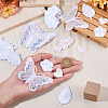 40Pcs 4 Styles Polyester Embroider Thread Iron on/Sew On Patches PATC-TA0001-45C-9