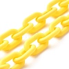 Opaque Acrylic Chain Necklaces NJEW-JN03728-5