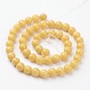 Natural Mashan Jade Round Beads Strands X-G-D263-8mm-XS07-3