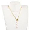 Natural Baroque Pearl Pendant Necklaces NJEW-JN03086-7