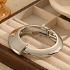 European and American style Geometric Stainless Steel Hinged Bangles for Women IN0897-2-1