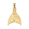 Ion Plating(IP) 304 Stainless Steel Pendants STAS-B141-03E-G-1