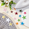 3 Sets 3 Style  Computerized Embroidery Iron on/Sew on Patches DIY-FG0003-65-4