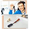 2Pcs Cowhide Leather Car Key Chain Pendant Decorations AJEW-CL0001-80C-5