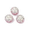Alloy Rhinestone Clay Pave Beads ALRI-D300-02S-06-1