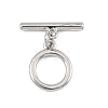 SHEGRACE Brass Toggle Clasps XGR0123P-157P-2