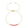 Handmade Glass Seed Beads Braided Bead Bracelets LE4581-5-1