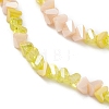 Gradient Color Electroplate Glass Bead Strands X1-GLAA-E042-02D-3