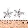 Alloy & Crystal Rhinestone Pendants PALLOY-T095-01P-3