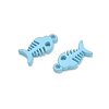 Spray Painted Alloy Pendants AL-CBA5D51-01F-3