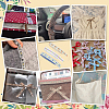15 Yards 3 Colors Vintage Jacquard Polyester Ribbon SRIB-FG0001-39-5