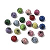 Opaque Acrylic & Transparent Resin Rhinestone Beads OACR-G062-01-1