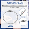 400Pcs Iron Ball Chains IFIN-PH0002-48-2