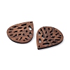 Walnut Wood Laser Cut Pendants WOOD-Q051-03H-2