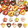 18Pcs 9 Colors Opaque Resin Pendants CRES-YW0002-82-1