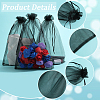 30pcs Large Organza Pouches Portable Shoes Bag Travel Storage Drawstring Bags OP-SP0001-03A-02-5