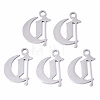 Tarnish Resistant 201 Stainless Steel Pendants STAS-N091-40C-1