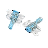 Transparent Lampwork Beads FOIL-I017-01B-2